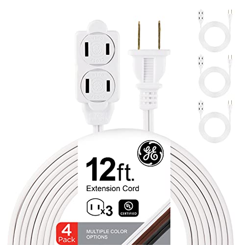 GE 3-Outlet Extension Cord with Multiple Outlets 12