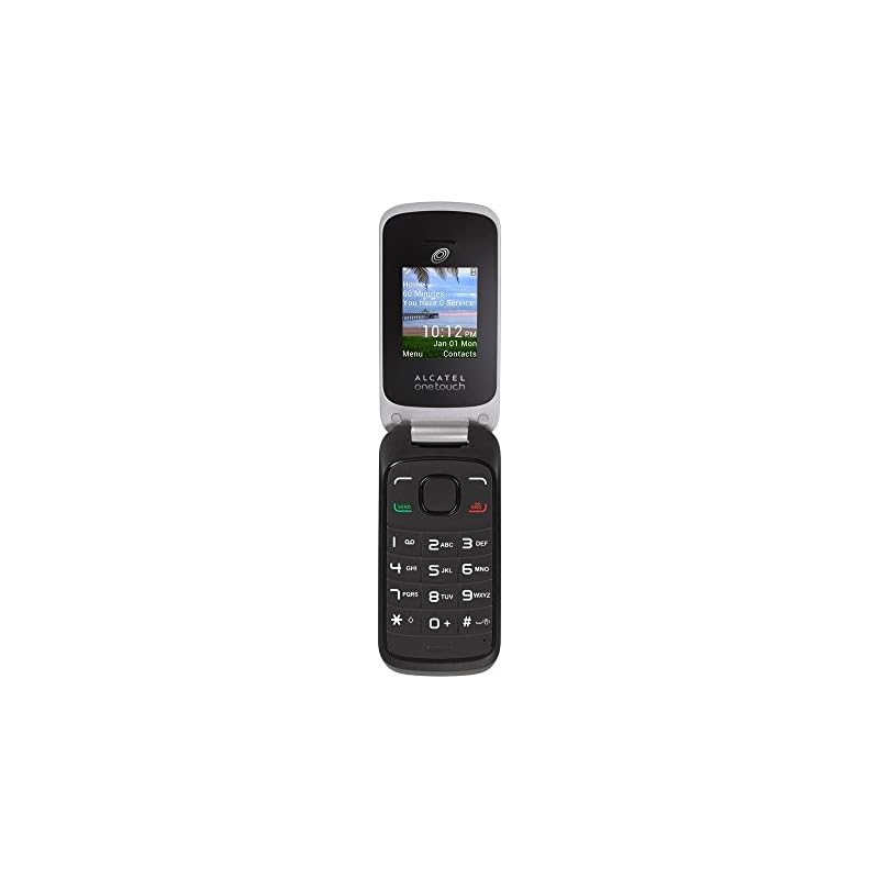 Tracfone Nocontract Double Minutes Alcatel A206g Flip Cell