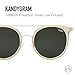 Quay Australia KANDYGRAM Women's Sunglasses Sports Aviator - Gold/Green