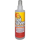 Hat Saver Hat Sweat Spray - Prevent Sweat Stains on Your Hats | 8-Ounce Spray | Protects Hats from Sweat, Water, and Dirt | Up to 8 Hats Per Bottle