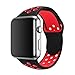 SMEECO Compatible with Apple Watch Band 42mm 44mm,Soft Breathable Silicone Strap Replacement iWatch Bands for Apple Watch Series 3, Series 2, Series 1 Sport Nike (42mm/44mm M/L)