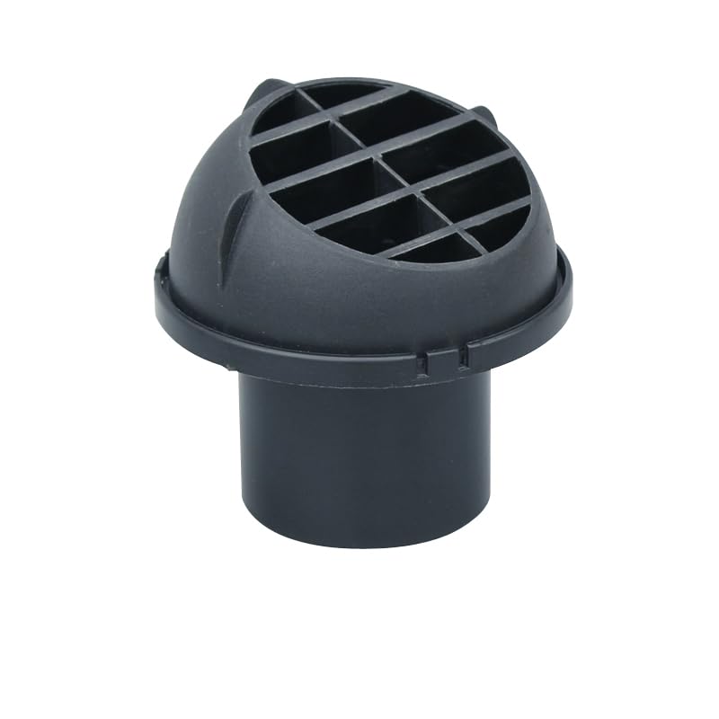 Photo 1 of 1Pack 42/60/75/90mm Warm Air Vent Outlet Car Auto Heater Ducting?Plastic Ducting Heater Air Vent Outlet 360 Degrees Rotatable for Car Auto Bus RV ATV Black (Diameter:75mm(2.95"))
