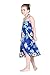 Girl Hawaiian Halter Dress in Hibiscus Blue Size 6