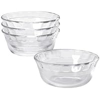 Pyrex, Clear Glass Original 10 oz Custard Cup (4 Pack)