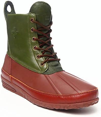 Psyberia Men’s Mudguard Leather & Rubber Boots