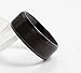 Couples 8mm Wedding Bands, Stainless Steel Ring, Titanium Rings, Tungsten Ring, Black, Size 5-14