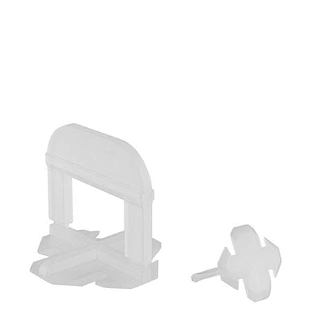 Fliesen Montage - Verlegesystem Schachbrettmuster 100 St. Kreuz Zuglaschen Fugenbreite 3 mm Lantelme Nivelliersystem