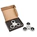 Quirkio - Hand Spinner Tri Fidget Spinner R188 Bearing Fast & Quiet 1-4 Min Spin Ball Desk Toy EDC Stocking Stuffer Kids/Adult (Glow In The Dark)