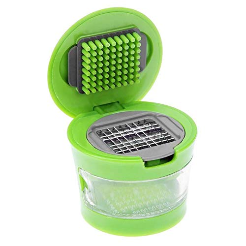 Garlic Crusher Press Ginger Garlic Press Cutter Mincer Chopper Crusher Slicer Peeler Grater Dicer Tool for Kitchen