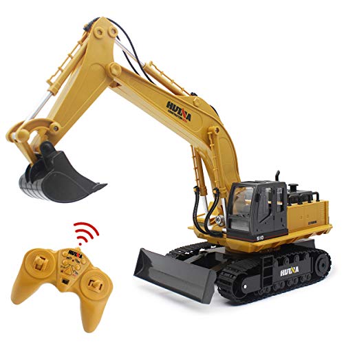Fisca Remote Control Excavator RC Digger, 2.4Ghz 11 Channel