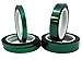 5-Pack Green Polyester Hi-Temp Masking Tape Multi-Sized Value Bundle; 1/4