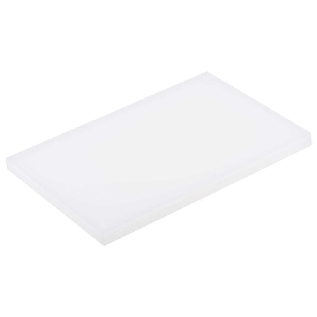 sourcing map Plastic Cutting Board Mat Stamping Punching Hammer Pad White for DIY Leather Craft Tool(150 x 100 x 8mm)