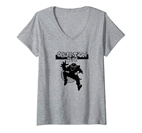 Womens Operation Ivy Ska Man Logo Official Merchandise V-Neck