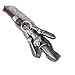 Vintage Big Stainless Steel Dragon Claw Pendant with Genuine Leather Cord Chain