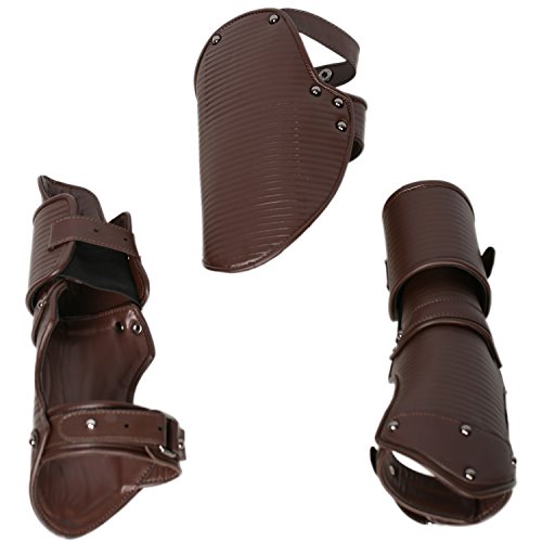 Thors Wrist Armor Deluxe PU Cosplay Costume Accessories Xcoser - Image 3