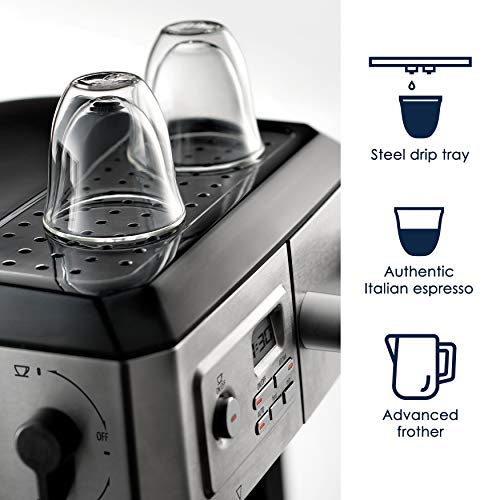 De’Longhi BCO330T Coffee, Espresso, Cappuccino Machine, 24″ x 14″ x 14
