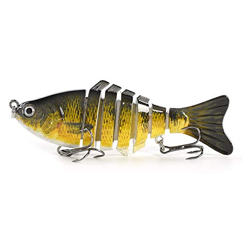 xiangen Fishing Bait Bass Multi-Joint Slow Hard Bait Fishing Gear Kit Simulation Bionic Freshwater Road Sub-Bait 4Pcs - Thumbnail 5