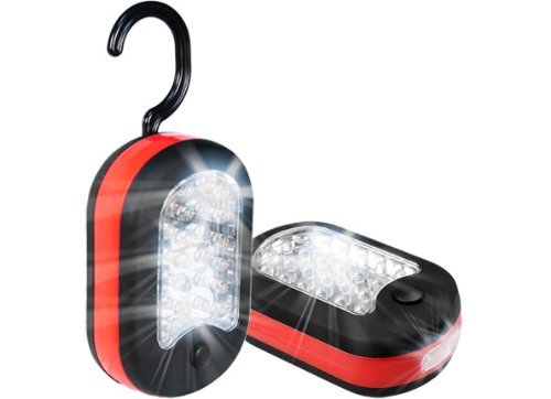 GPCT Ultra Bright 24 LED HandsFree Magnetic Hook Light With 3 LED Flashlight