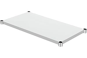 HARDURA RESTAURANT EQUIPMENT HARDURA Galvanized Under Shelf for Prep and Work Table Adjustable Lower Shelf for 30" x 48" Stainless Steel Table