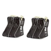 Nizzco Portable 2 Packs,Short Boots Storage/Protector Bag,Boots Cover（Black）