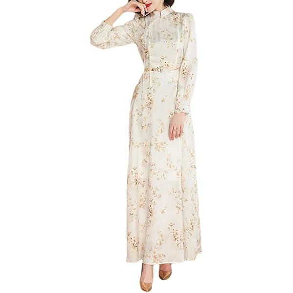 knee length dresses for ladies Boho Long Sleeve Lace Wedding Dress | Romantic A-Line Bridal Gown main image 1