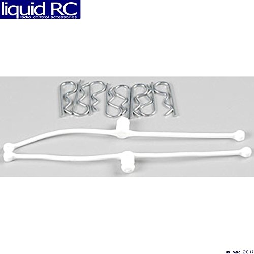 Dubro Products DUB2246 2246 Body Klip Retainers White (2)
