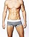 Croota Mens Underwear, Low-Rise Boxer Brief, Sprinkled Color Dots on Gray or Black, SR01M