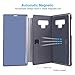 Flip Cover for Galaxy Note 9 Clear View Kickstand Full Protector Case (Samsung Galaxy Note 9, Blue)