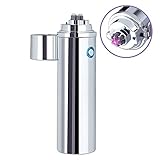 Dibikou Electronic Triple Arc Lighter Cigarette Rechargeable Flameless Windproof Plasma Creative Metal Cigar