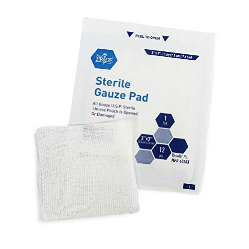 3 Medpride+Dressing+Individually+Absorbent+Sponge+Pads