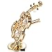 Matashi 24K Gold Plated Highly Polished Violin Ornament with Crystals - Tabletop Decor - Valentine's Day Gift for Her, Mom, Musician, Home Office Decor - Anniversary, Mother's Day, Birthday Present