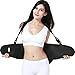 Lumbar Support Belt with Suspenders for Women - Adjustable & Light - Back Brace Shoulder Holsters - Lower Back Pain, Work, Lifting, Exercise, Gym - Neotech Care Brand - Black - Size L