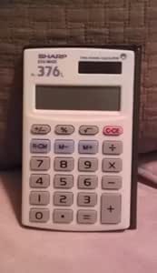 SHARP EL760RBLA TWIN POWER XL 8-DIGIT EL760RLA