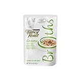 Purina Fancy Feast Broths, 1.4-Ounce, Tuna and Vegetables , 16 Pouches