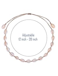 VanCaLen Shell Necklace Natural Handmade Hawaii Choker Shell Jewelry for Girls Ladies Women Summer Beach