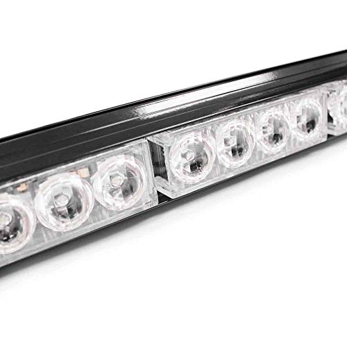 35.5" 32 LED 13 Flashing Strobing Modes High Intensity Law Enforcement Hazard Traffic Advisor Emergency Warning Strobe Light Bar Kit for Tow Truck Undercover Vehicle Auto Parts/Lighting Accessories