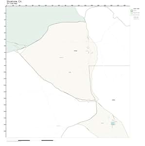 Amazon.com: ZIP Code Wall Map of Shoshone, CA ZIP Code Map Not