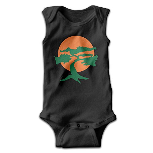 EVPOPC LVMI Miyagi Dojo Karate Girl Boy Clothing Sleeveless One-Piece Tank Shortie Romper Black