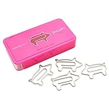 We-buys Pig Shape Paper Clips File Paper Documents Clip Home Office Supplies 12 Pcs