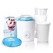Dash Greek Yogurt Maker Machine with LCD Display + 2 BPA-Free Storage Containers with Lids: Perfect for Organic, Sweetened, Flavored, Plain, or Sugar Free Options for Baby, Kids, & Parfaits - White
