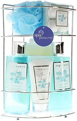Spa Gift Baskets, Best Healthy Gift Basket, Women Ocean Oasis Bath Caddy Spa Set