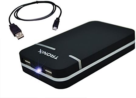 Power Bank 7200mAh Portable Dual USB Port Backup Battery Charger with Built-in Flash Light For HTC Desire C, HTC Droid DNA, HTC Windows Phone 8X, HTC Windows Phone 8S, HTC One VX, HTC One X+, HTC One V and other digital devices