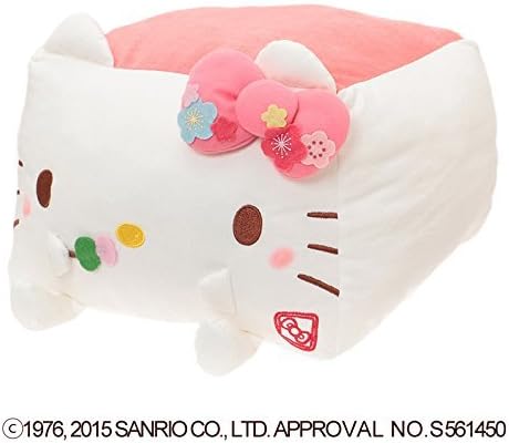 Halo will Kitty X Hannari tofu stuffed cushion L (Pink)