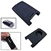 iJDMTOY Black Soft Silicone Smart Key Fob Cover Case, Compatible with Cadillac Escalade ATS CTS DTS XTS SRX, Compatible with Chevy C7 Corvette, etc
