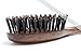 Calcutta Max – 100% Pure Calcutta Extra Stiff Wild Boar Bristle Hair Brush – Best Natural Hair Brush – Thick Hairbrush for Styling & Smoothing – Dark Maple Wood Handle – Made in Europe