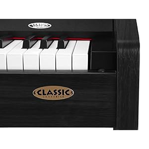 Classic-Cantabile-DP-210-SM-E-Piano-SET-inkl-Bank-Kopfhrer-Schule-Digitalpiano-88-Tasten-Hammermechanik-Kopfhreranschlsse-USB-Metronom-3-Pedale-Piano-fr-Anfnger-inkl-Noten-schwarz