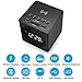 SVINZ Wireless Charging Dual Alarm Clock Radio with Bluetooth Speaker Compatible iPhone X, LED Display Dimmable Clock with USB Charger Port for Bedrooms, Loud Alarm for Heavy Sleepers, Snooze, Aux-in