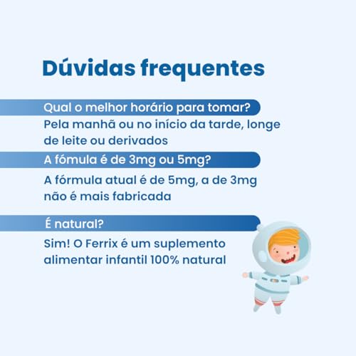 KIT 2X FERRIX (Ferro infantil) 30ml - Flora Nativa Sabor:Morango