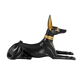 Small Anubis Egyptian God Statue Statuette