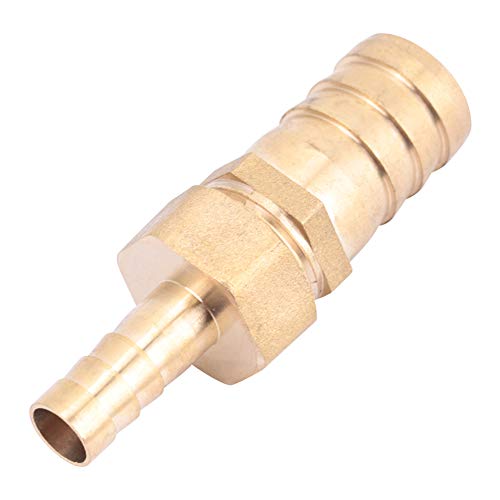 Brass Barbed Hose Fitting Reducer Connector 10mm to 16mm, 10mm to 19mm & 10mm to 25mm Barb Tail Fastener for Water, Air & Hydraulic Lines
